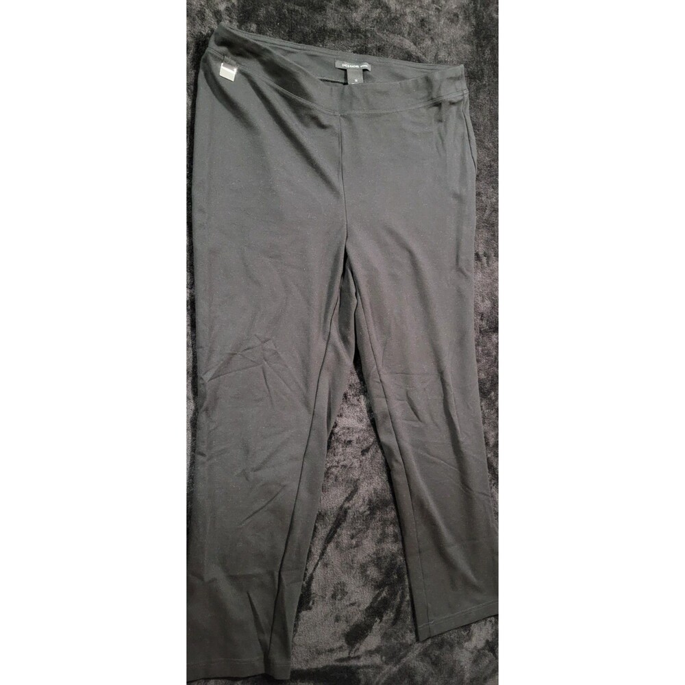 Woman's Zac & Rachel Black Stretch Casual Dress Pants Size 1X